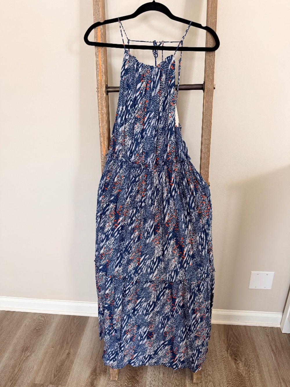 LOVESTITCH Drop Waist Dotted Dress